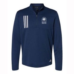 CC Women's Swim & Dive Adult Adidas 3-Stripes Double Knit Quarter-Zip Pullover