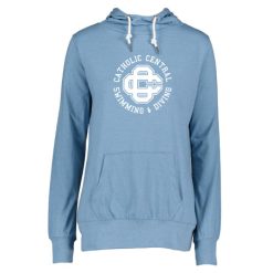 Alternative view of CC Women's Swim & Dive Ladies Ladies Light Funnel Neck Hoodie