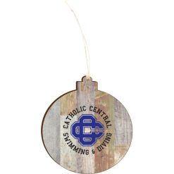 Alternative view of CC Women's Swim & Dive Light 4.18 X 3.86 Faux Wood Ornament