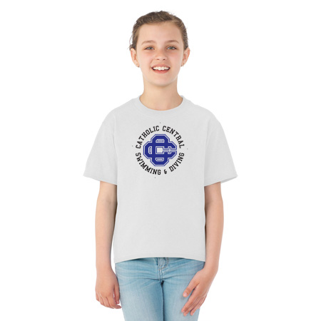 CC Women's Swim & Dive Youth DRI-Power Youth Poly T-Shirt - Image 21