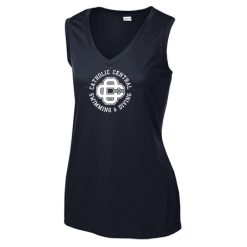 Alternative view of CC Women's Swim & Dive Ladies Ladies Sleeveless PosiCharge® Competitor™ V-Neck Tee