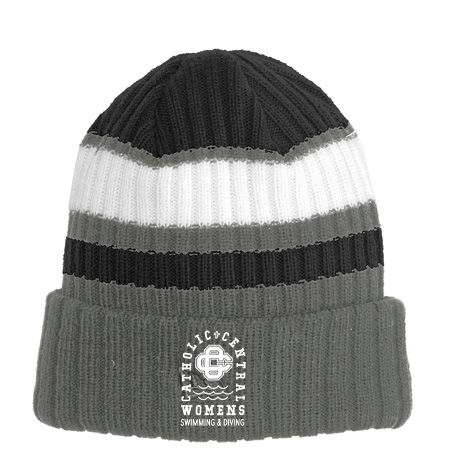 CC Women's Swim & Dive Ribbed Tailgate Beanie - Image 6