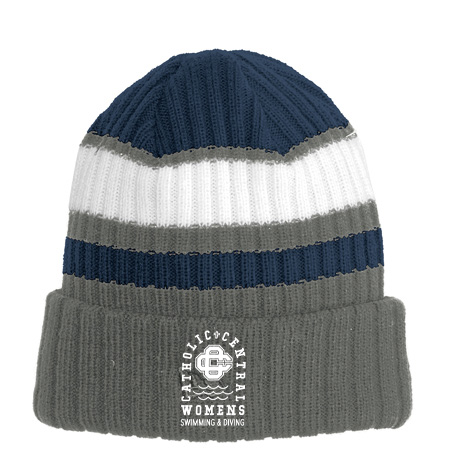 CC Women's Swim & Dive Ribbed Tailgate Beanie - Image 2