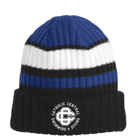 CC Women's Swim & Dive Ribbed Tailgate Beanie - Image 3