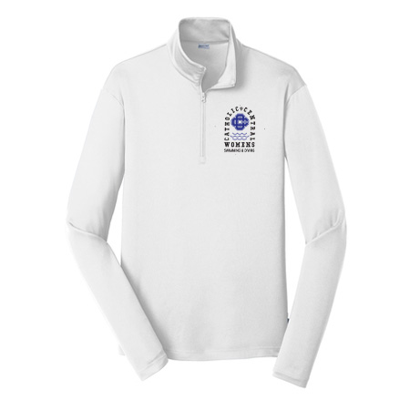 CC Women's Swim & Dive Adult PosiCharge® Competitor™ 1/4-Zip Pullover - Image 9