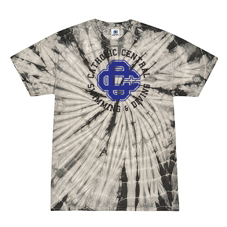 CC Women's Swim & Dive Spider Tie Dye T-Shirt - Image 10