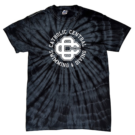 CC Women's Swim & Dive Youth Youth Spider Tie Dye T-Shirt - Image 12