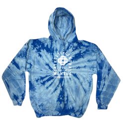 Alternative view of CC Women's Swim & Dive Youth Youth Tie Dye Fleece Pullover