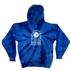 CC Women's Swim & Dive Youth Youth Tie Dye Fleece Pullover