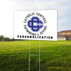 Alternative view of CC Women's Swim & Dive Yard Sign