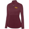 Sarasota Football   Ladies Shadow Tonal Heather ¼ Zip Pullover