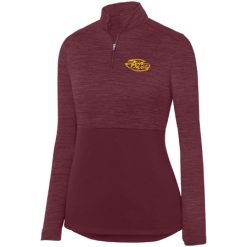 Sarasota Football   Ladies Shadow Tonal Heather ¼ Zip Pullover