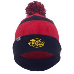 Alternative view of Sarasota Football   KNIT FOLD OVER POM-POM BEANIE