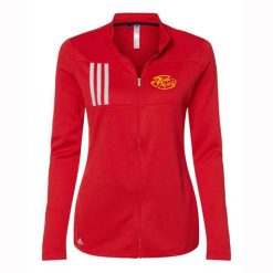 Alternative view of Sarasota Football   Ladies Adidas 3-Stripes Double Knit Full Zip Pullover