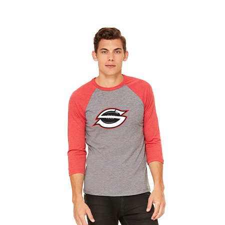 Sarasota Football Unisex 3/4 Sleeve Baseball Tee - Image 4