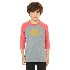 Alternative view of Sarasota Football   Youth Youth 3/4 Sleeve Baseball Tee