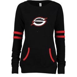 Alternative view of Sarasota Football   Ladies Varsity Fleece Crew Neck Pullover