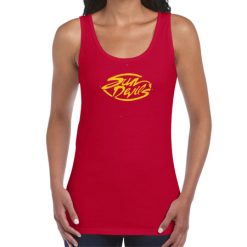 Alternative view of Sarasota Football   Ladies Soft Style Tank Top
