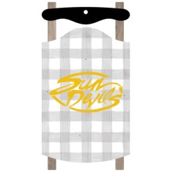 Alternative view of Sarasota Football   Sled Ornament