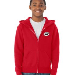 Alternative view of Sarasota Football   Youth Youth Full Zip Hoodie