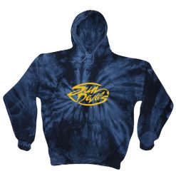Alternative view of Sarasota Football   Adult Tie Dye Fleece Pullover