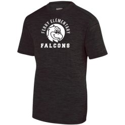 Alternative view of Ferry Elementary Youth YOUTH SHADOW TONAL HEATHER TRAINING TEE