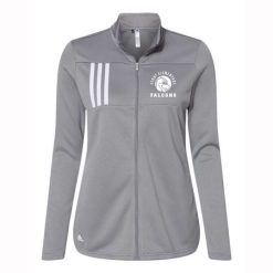 Alternative view of Ferry Elementary Ladies Adidas 3-Stripes Double Knit Full Zip Pullover