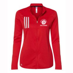 Ferry Elementary Ladies Adidas 3-Stripes Double Knit Full Zip Pullover