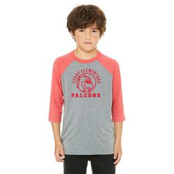 Ferry Elementary Youth Youth 3/4 Sleeve Baseball Tee