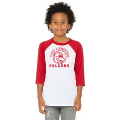 Alternative view of Ferry Elementary Youth Youth 3/4 Sleeve Baseball Tee