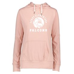 Alternative view of Ferry Elementary Ladies Ladies Light Funnel Neck Hoodie