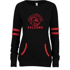 Alternative view of Ferry Elementary Ladies Varsity Fleece Crew Neck Pullover