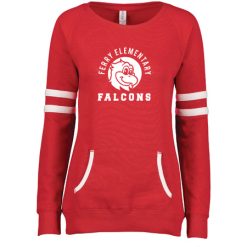 Ferry Elementary Ladies Varsity Fleece Crew Neck Pullover