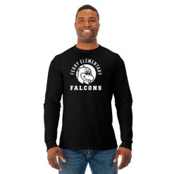 Alternative view of Ferry Elementary Adult DRI-Power Long Sleeve Poly T-Shirt