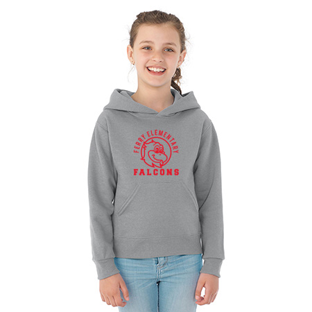 Ferry Elementary Youth NuBlend® Youth Hooded Sweatshirt - Image 8
