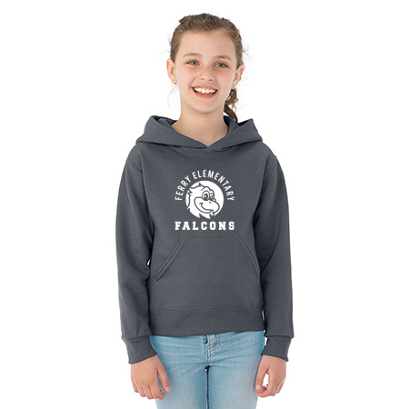 Ferry Elementary Youth NuBlend® Youth Hooded Sweatshirt - Image 9