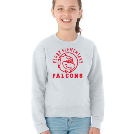 Ferry Elementary Youth Youth Crew Sweatshirt - Image 3