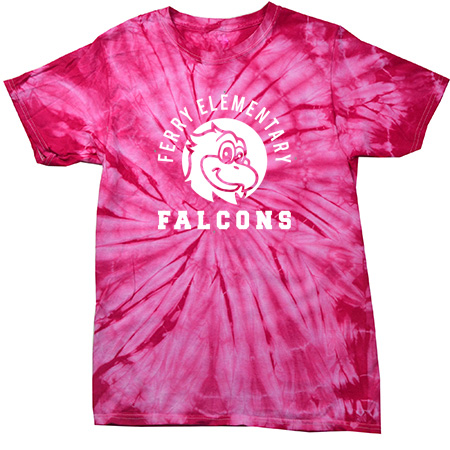 Ferry Elementary Youth Youth Spider Tie Dye T-Shirt - Image 2