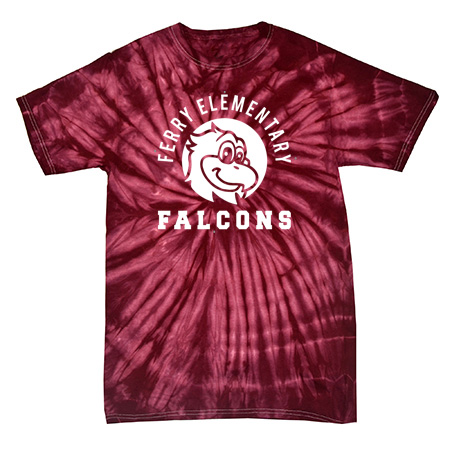 Ferry Elementary Youth Youth Spider Tie Dye T-Shirt - Image 4