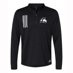 Alternative view of FHN Trails Adult Adidas 3-Stripes Double Knit Quarter-Zip Pullover