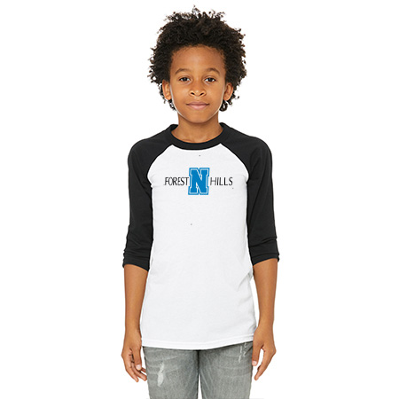 FHN Trails Youth Youth 3/4 Sleeve Baseball Tee - Image 10