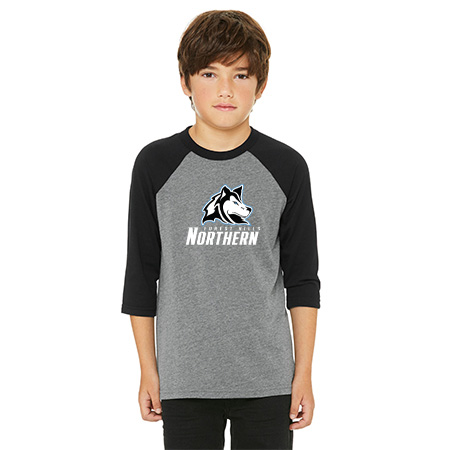 FHN Trails Youth Youth 3/4 Sleeve Baseball Tee - Image 6