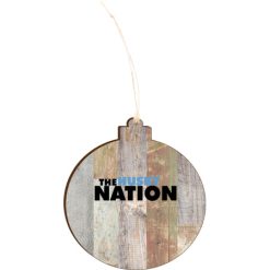 Alternative view of FHN Trails Light 4.18 X 3.86 Faux Wood Ornament