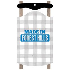 Alternative view of FHN Trails Sled Ornament