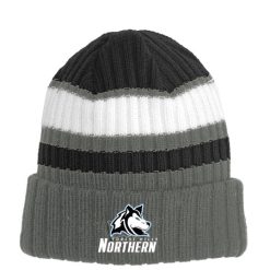 Alternative view of FHN Trails Ribbed Tailgate Beanie