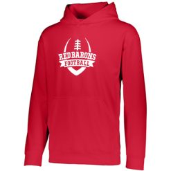 GP Red Barons Youth YOUTH WICKING FLEECE HOODIE