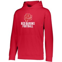 Alternative view of GP Red Barons Youth YOUTH WICKING FLEECE HOODIE