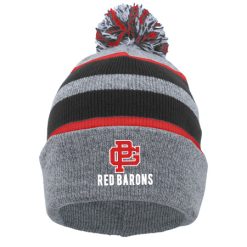 Alternative view of GP Red Barons KNIT FOLD OVER POM-POM BEANIE