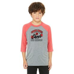 Alternative view of GP Red Barons Youth Youth 3/4 Sleeve Baseball Tee