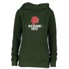 GP Red Barons Ladies Classic Fleece Funnel Neck Pullover Hood